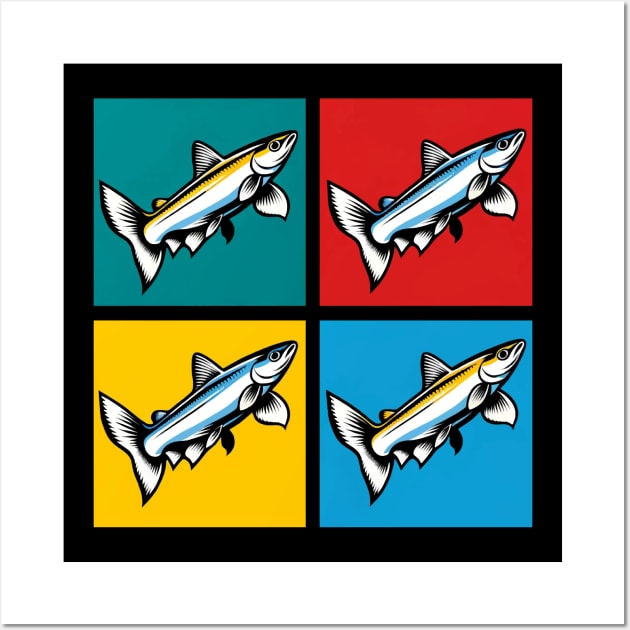 Pop White Cloud Mountain Minnow - Cool Aquarium Fish Wall Art by PawPopArt